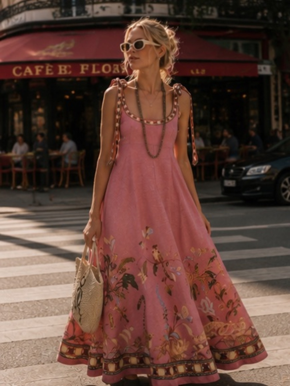 Alemais Zuri Dusty Rose Floral Border Maxi Dress last 3🔥🔥 - Picture 6 of 16
